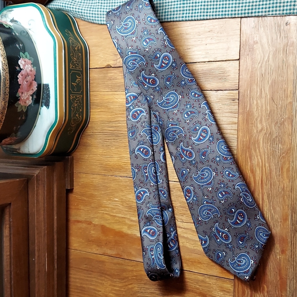 Dior Silk Paisley Tie - Picture 5 of 6